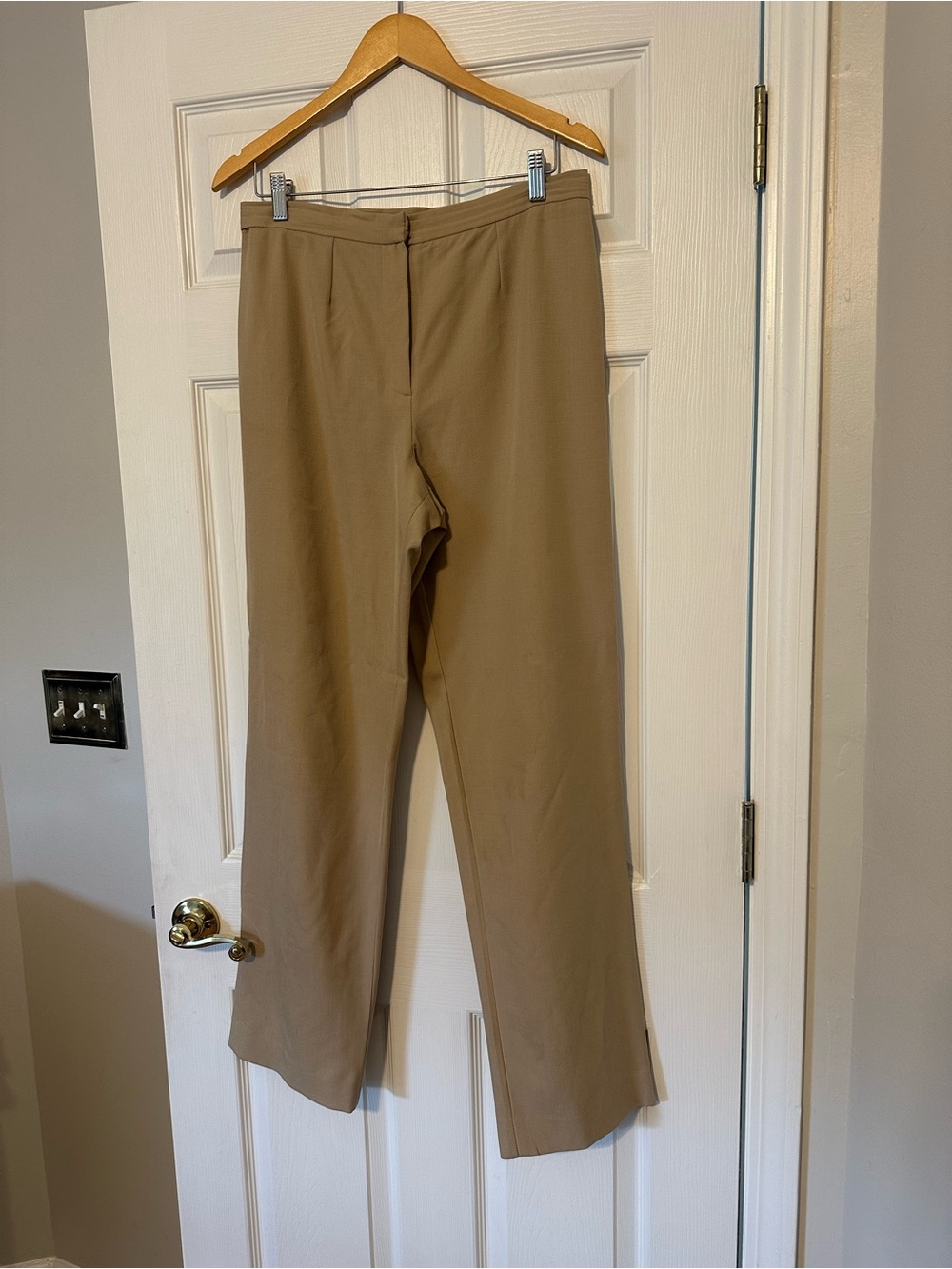 Lauren Ralph Lauren Wide-Leg Pants in Khaki